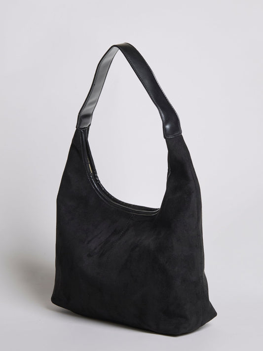 SUEDE DAILY LEATHER TOTE